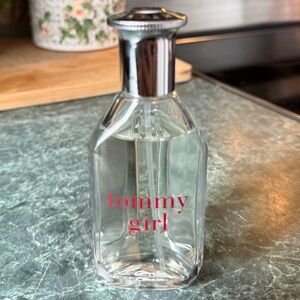 Tommy Hilfiger Clear Perfume Bottle with Silver Cap
